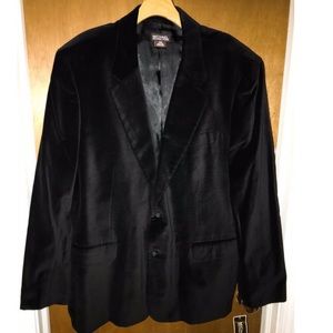 MICHAEL KORS BLK SUEDE JACKET SIZE 46